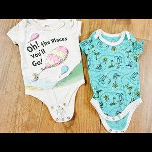 Dr. Suess onesies!